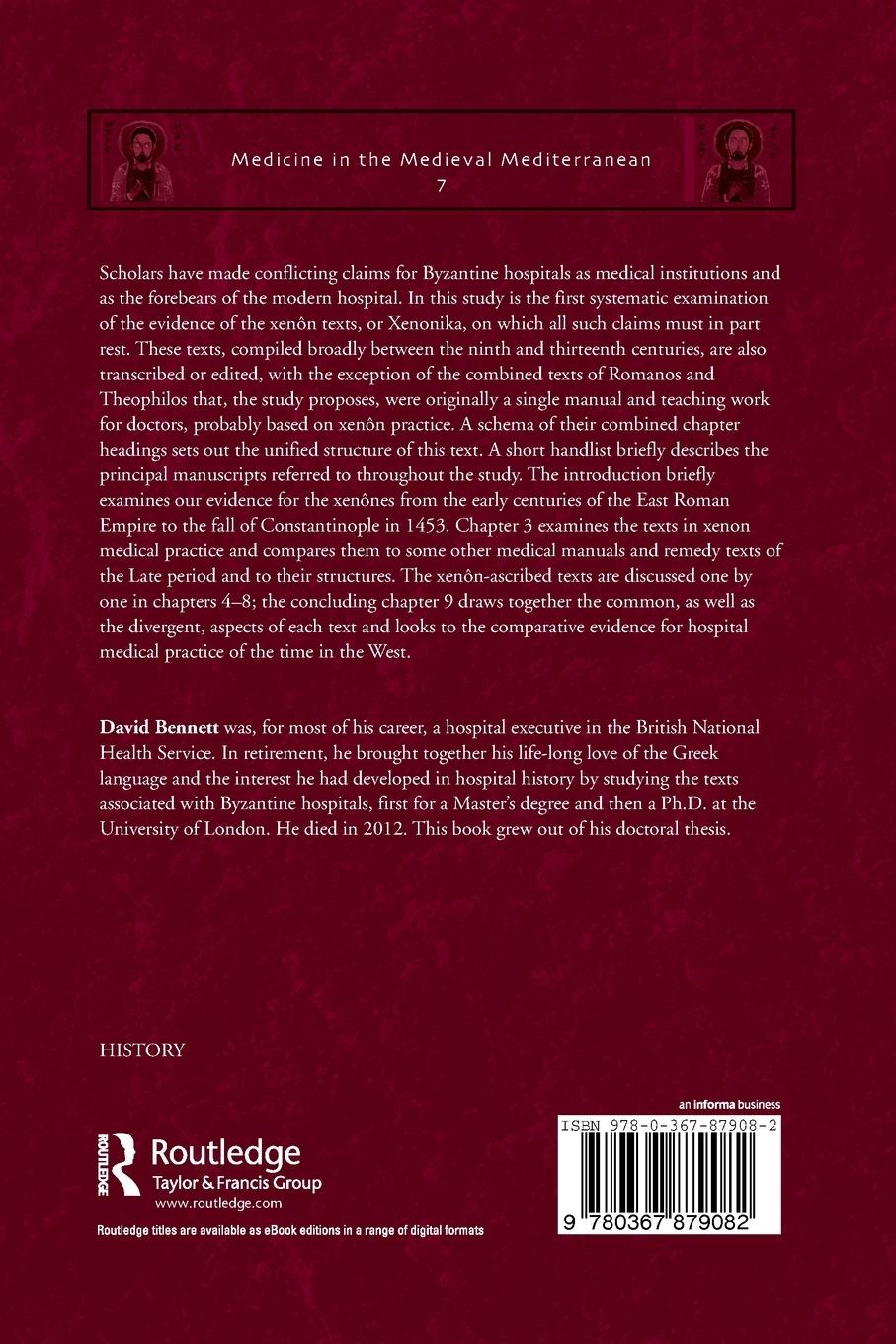 Rückseitencover Medicine and Pharmacy in Byzantine Hospitals