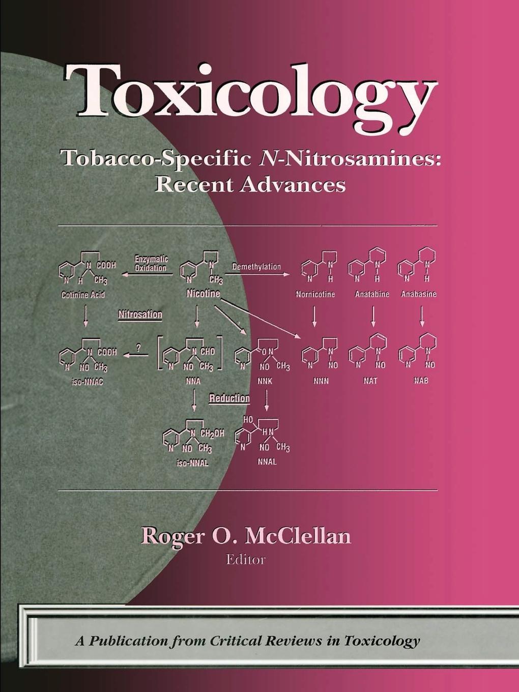 Vorderes Coverbild Tobacco-Specific N-Nitrosamines Recent Advances