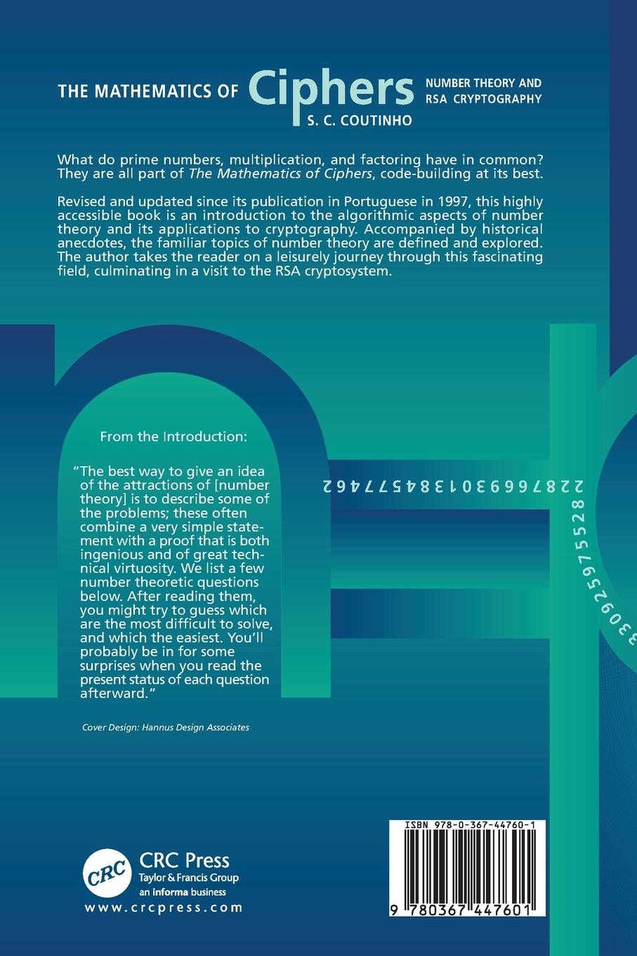 Rückseitencover The Mathematics of Ciphers