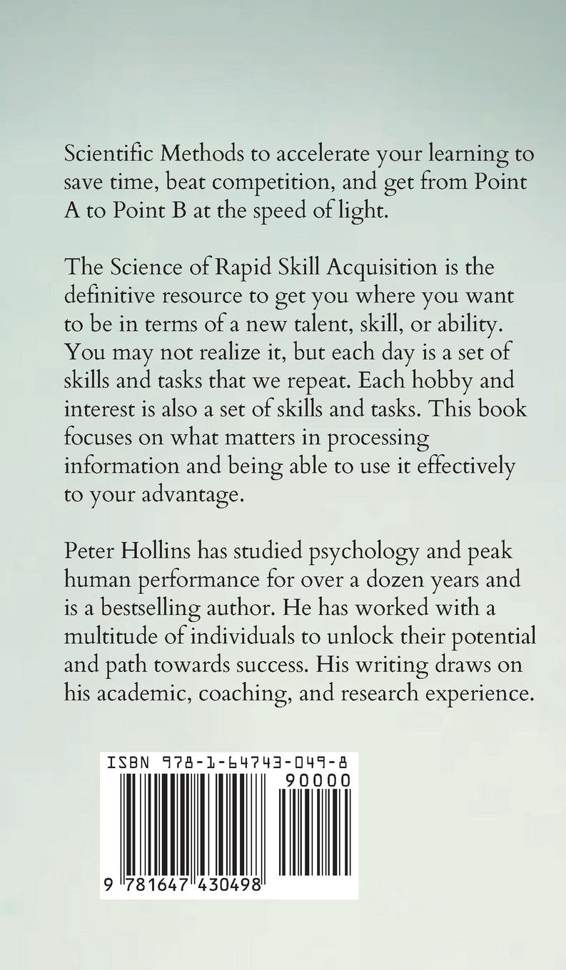 Rückseitencover The Science of Rapid Skill Acquisition