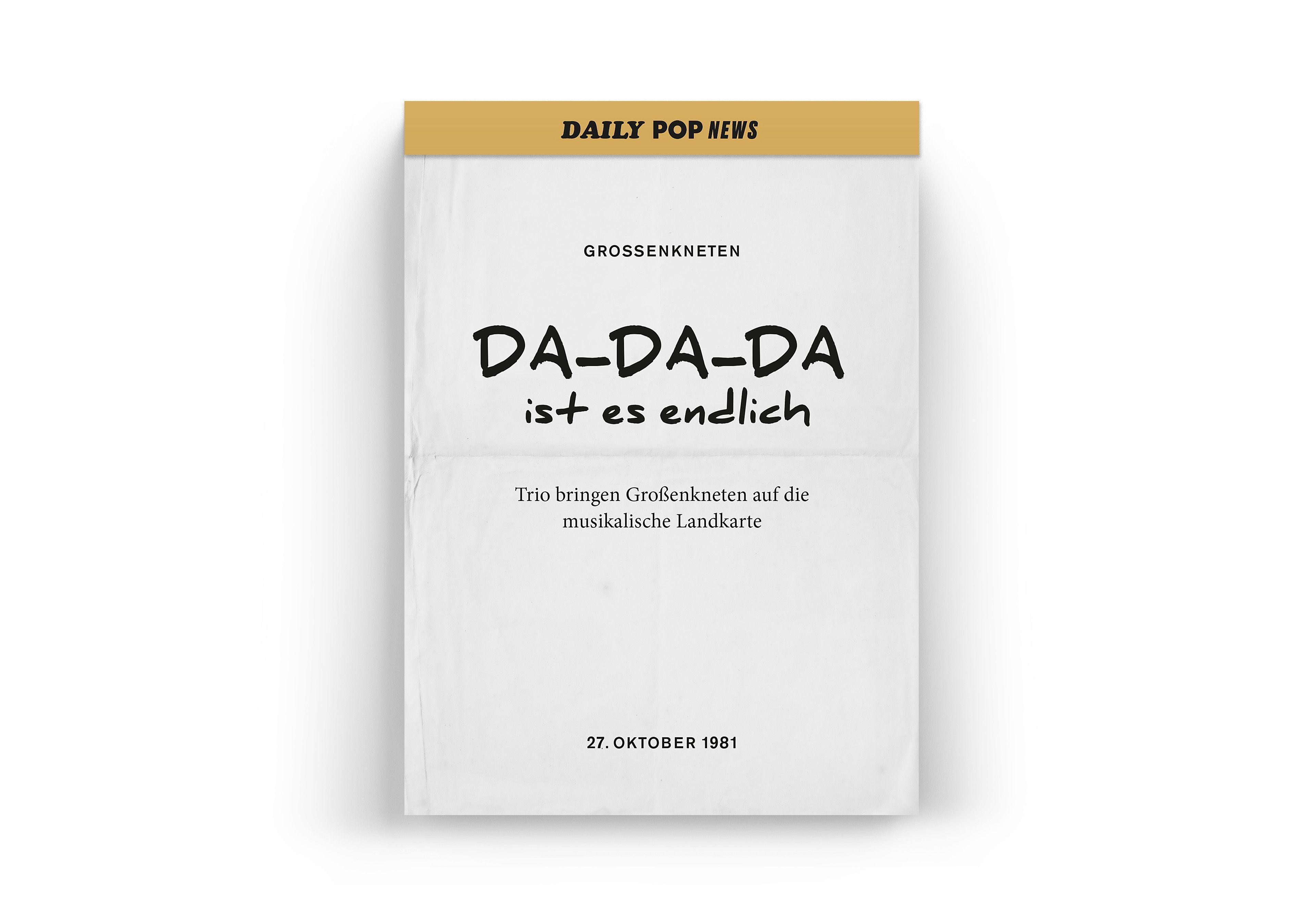 Beispielinhalt (Bild) Daily Pop News