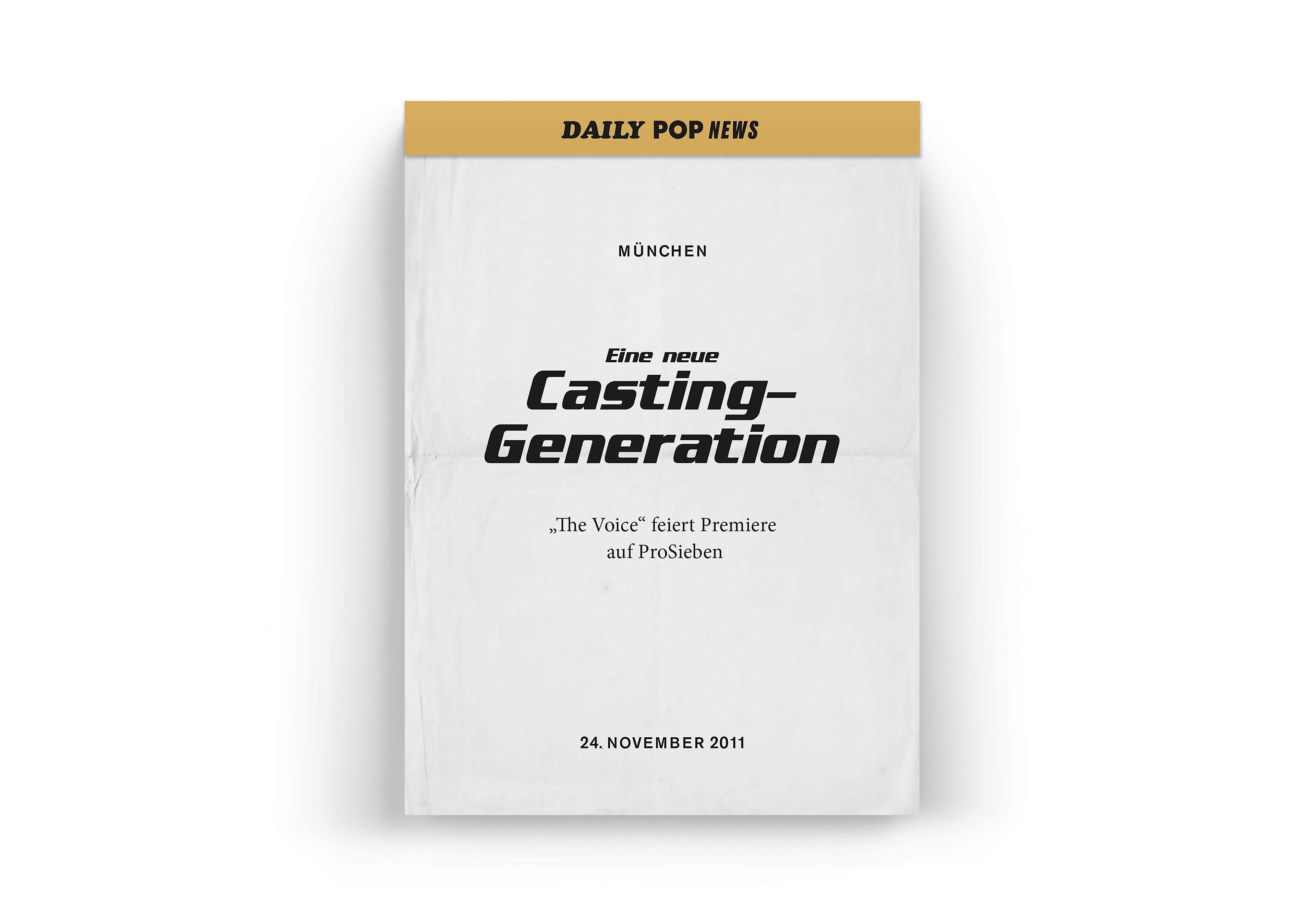 Beispielinhalt (Bild) Daily Pop News