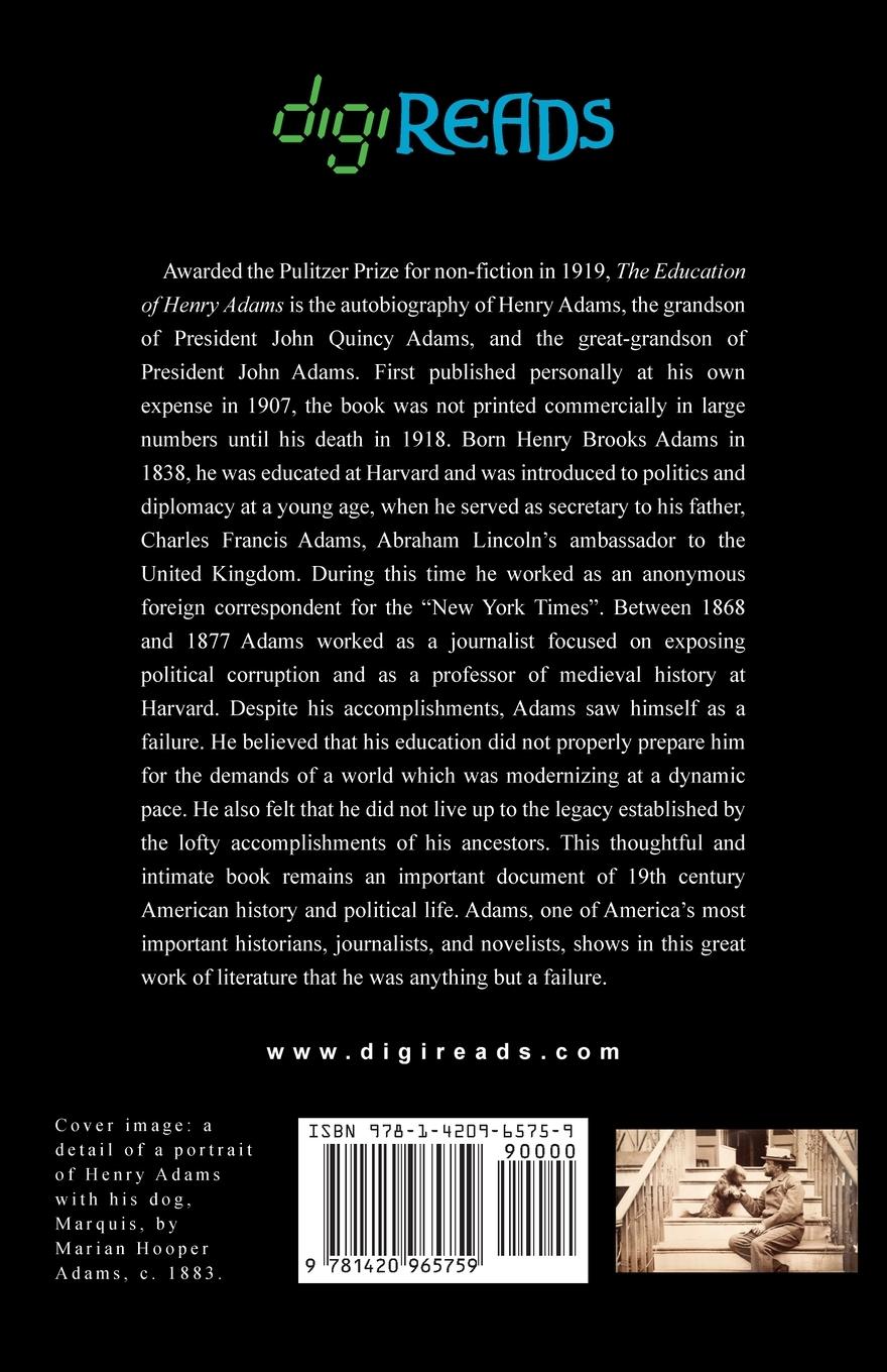 Rückseitencover The Education of Henry Adams