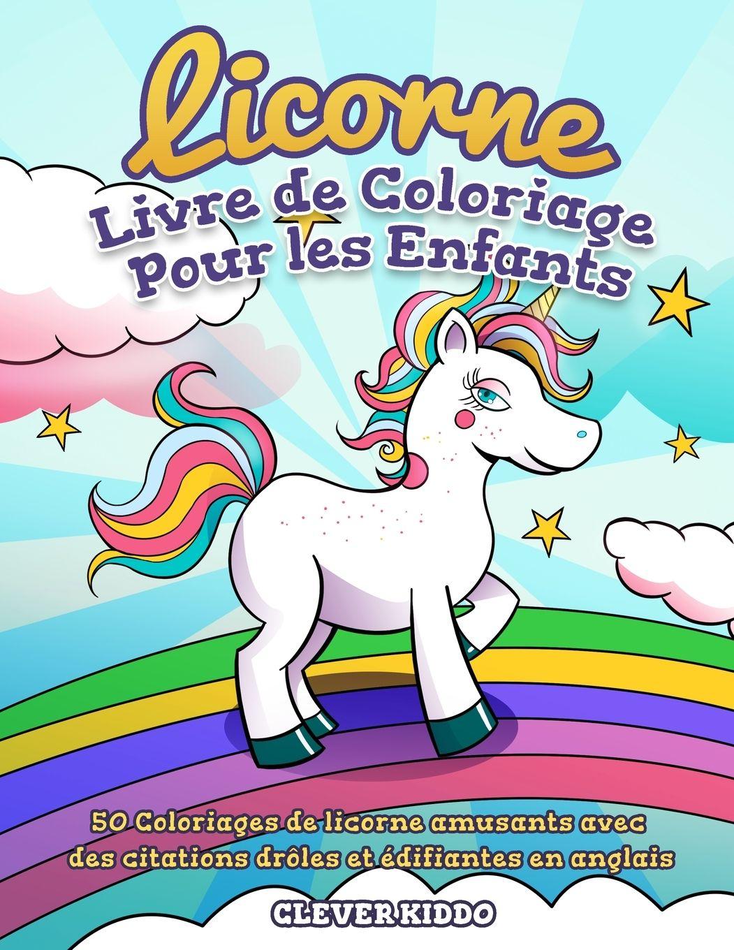 Vorderes Coverbild Licorne Livre de Coloriage Pour les Enfants