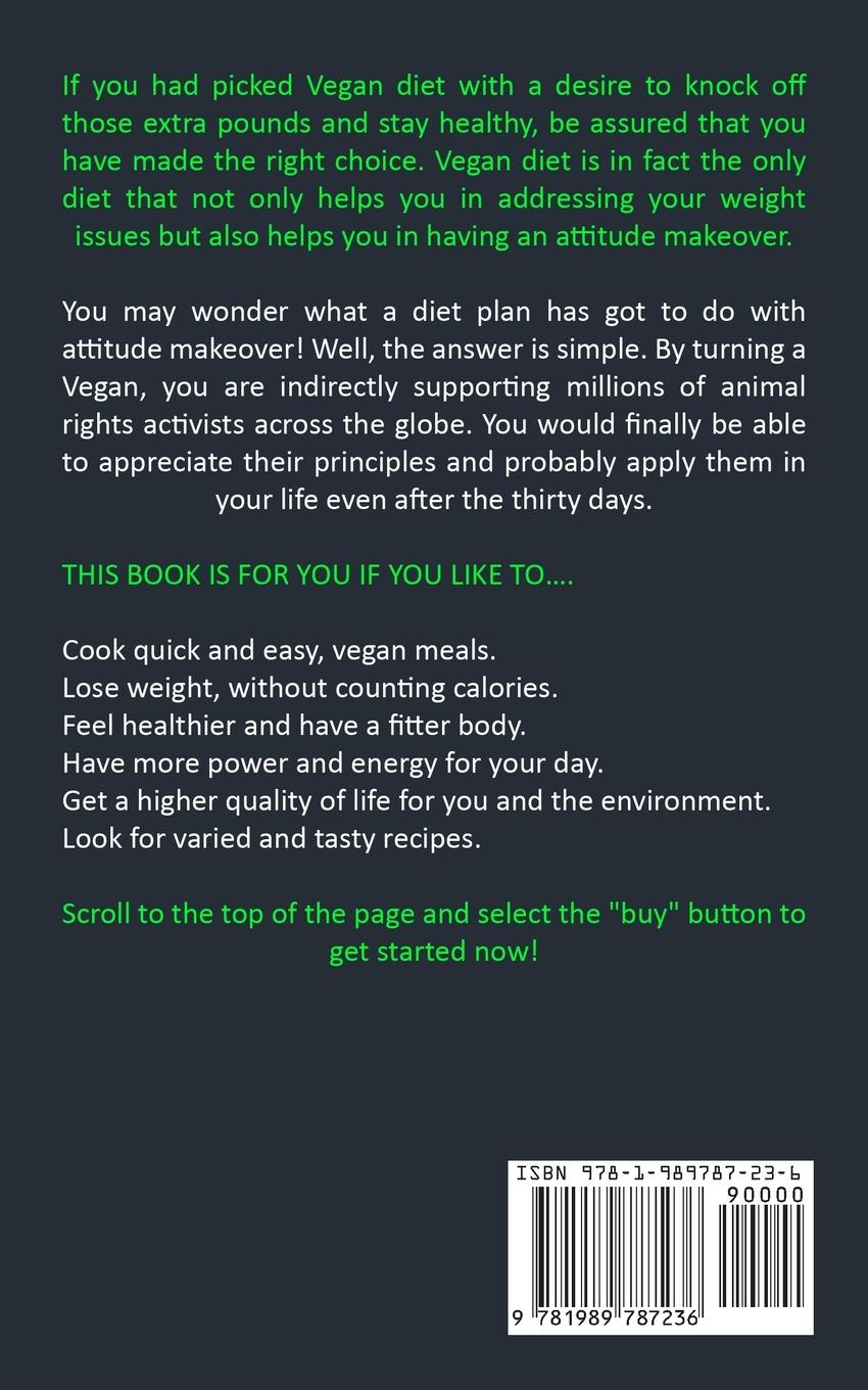 Rückseitencover Vegan Diet Cookbook