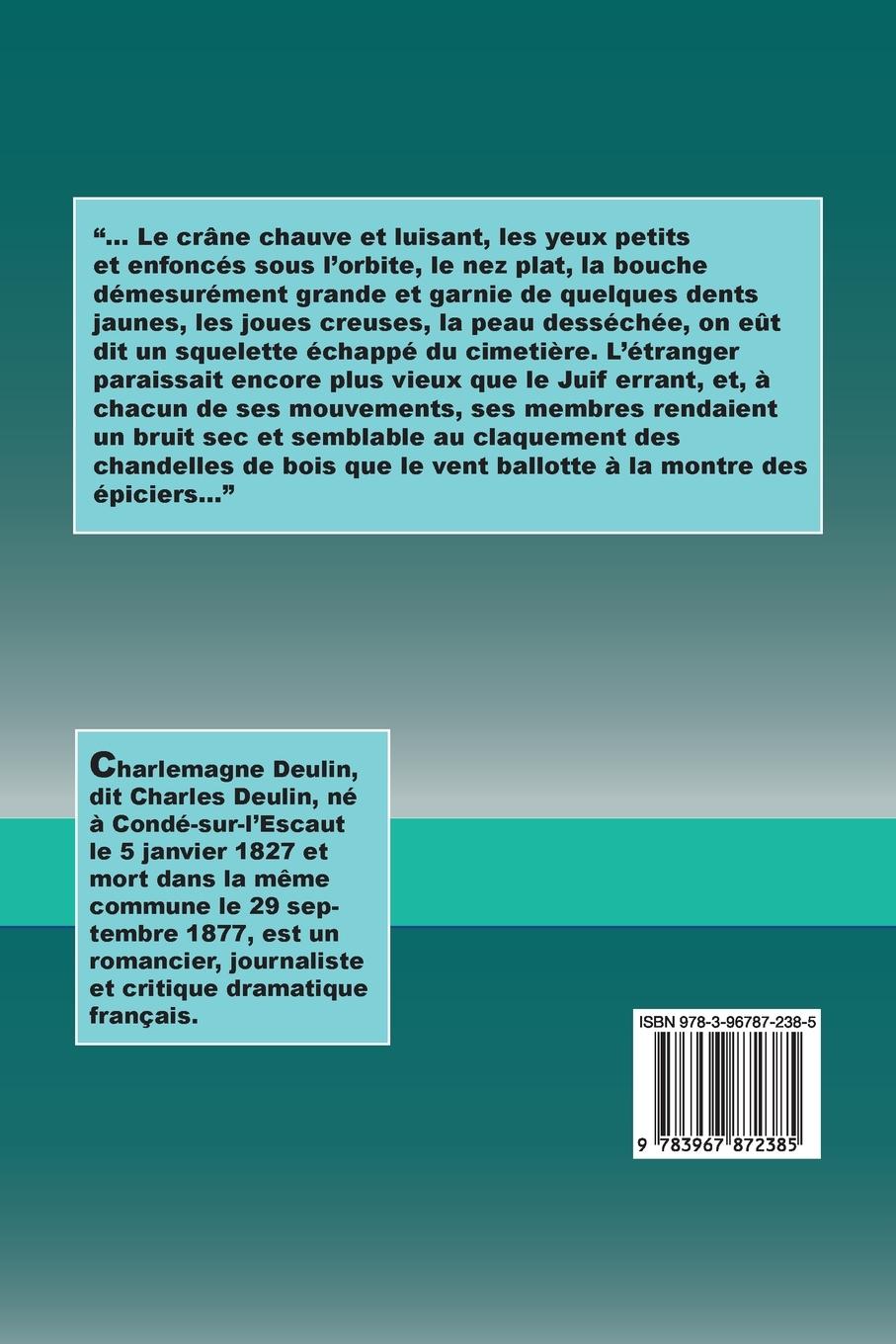 Rückseitencover Contes d'un buveur de bière