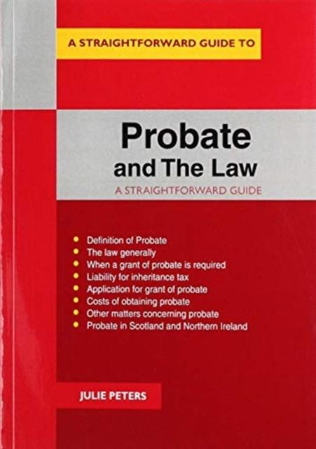 Vorderes Coverbild Probate and The Law