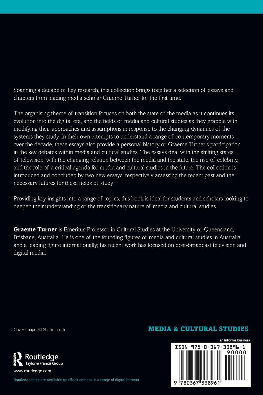 Rückseitencover Essays in Media and Cultural Studies