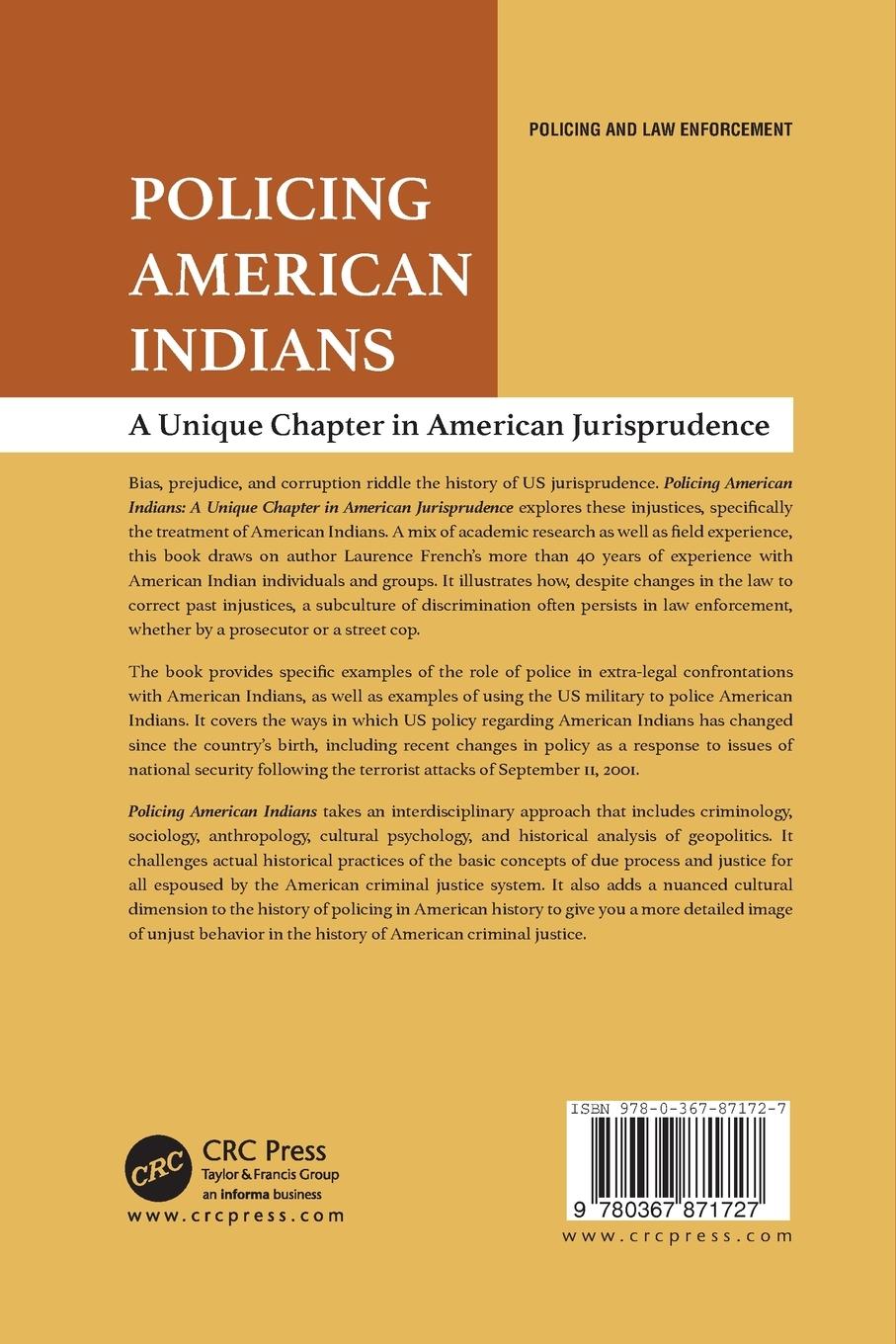 Rückseitencover Policing American Indians