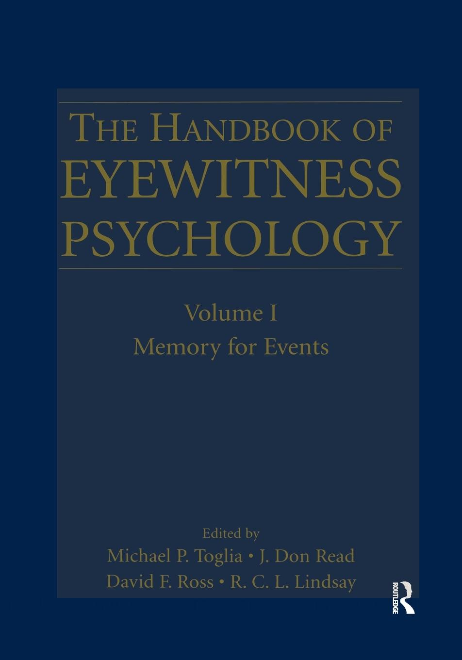 Vorderes Coverbild The Handbook of Eyewitness Psychology