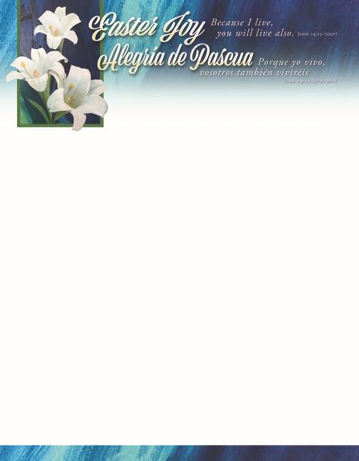 Vorderes Coverbild Letterhead - Easter - Bilingual