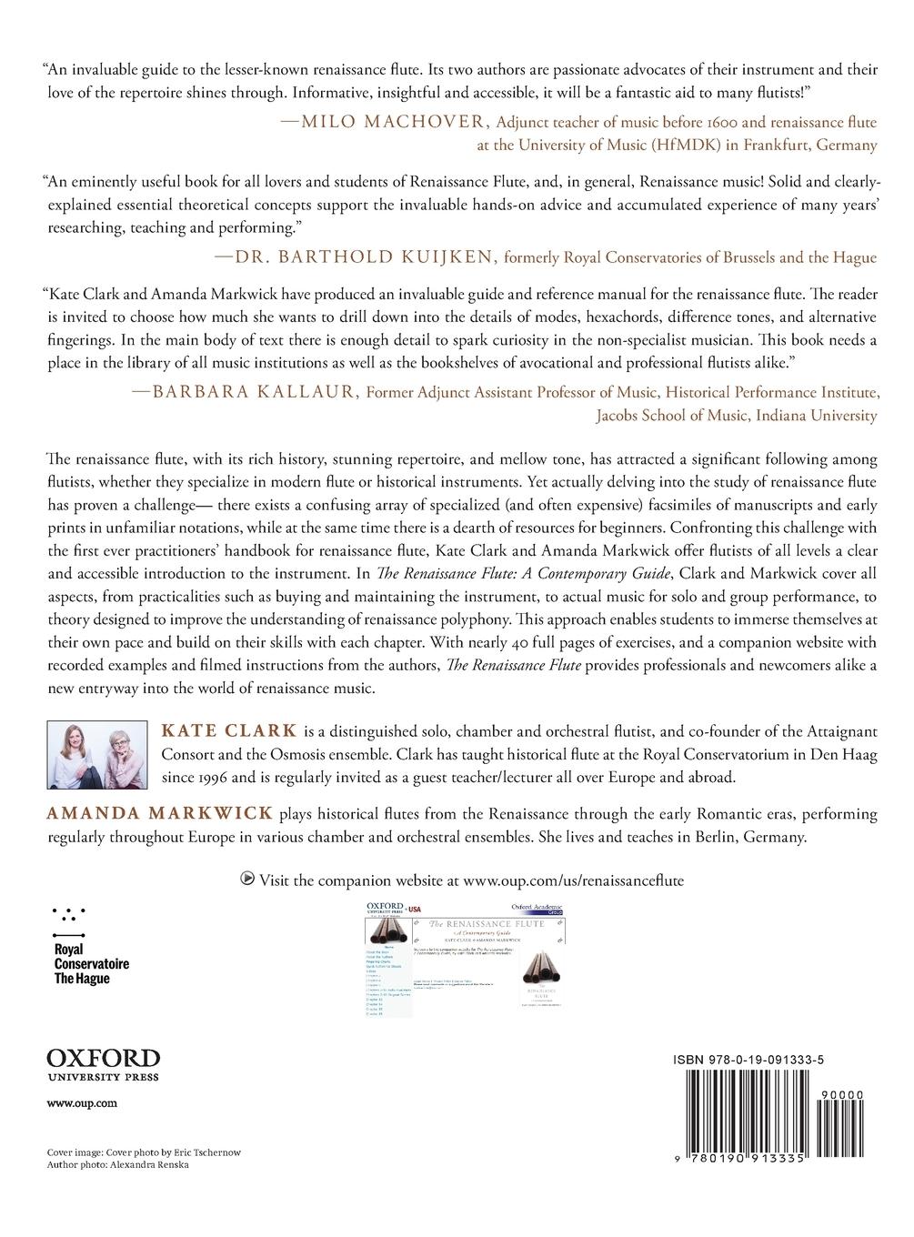 Rückseitencover The Renaissance Flute