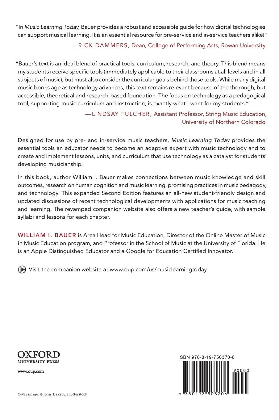 Rückseitencover Music Learning Today