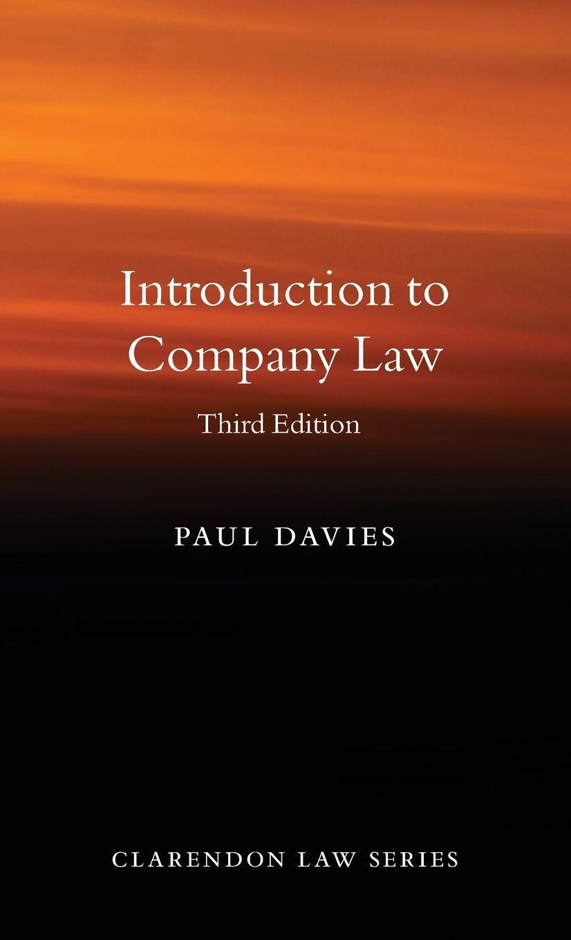 Vorderes Coverbild Introduction to Company Law