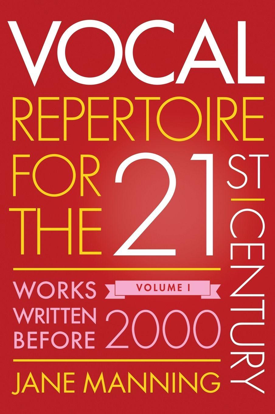 Vorderes Coverbild Vocal Repertoire for the Twenty-First Century, Volume 1