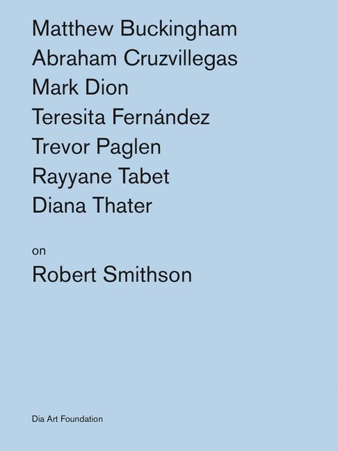 Vorderes Coverbild Artists on Robert Smithson