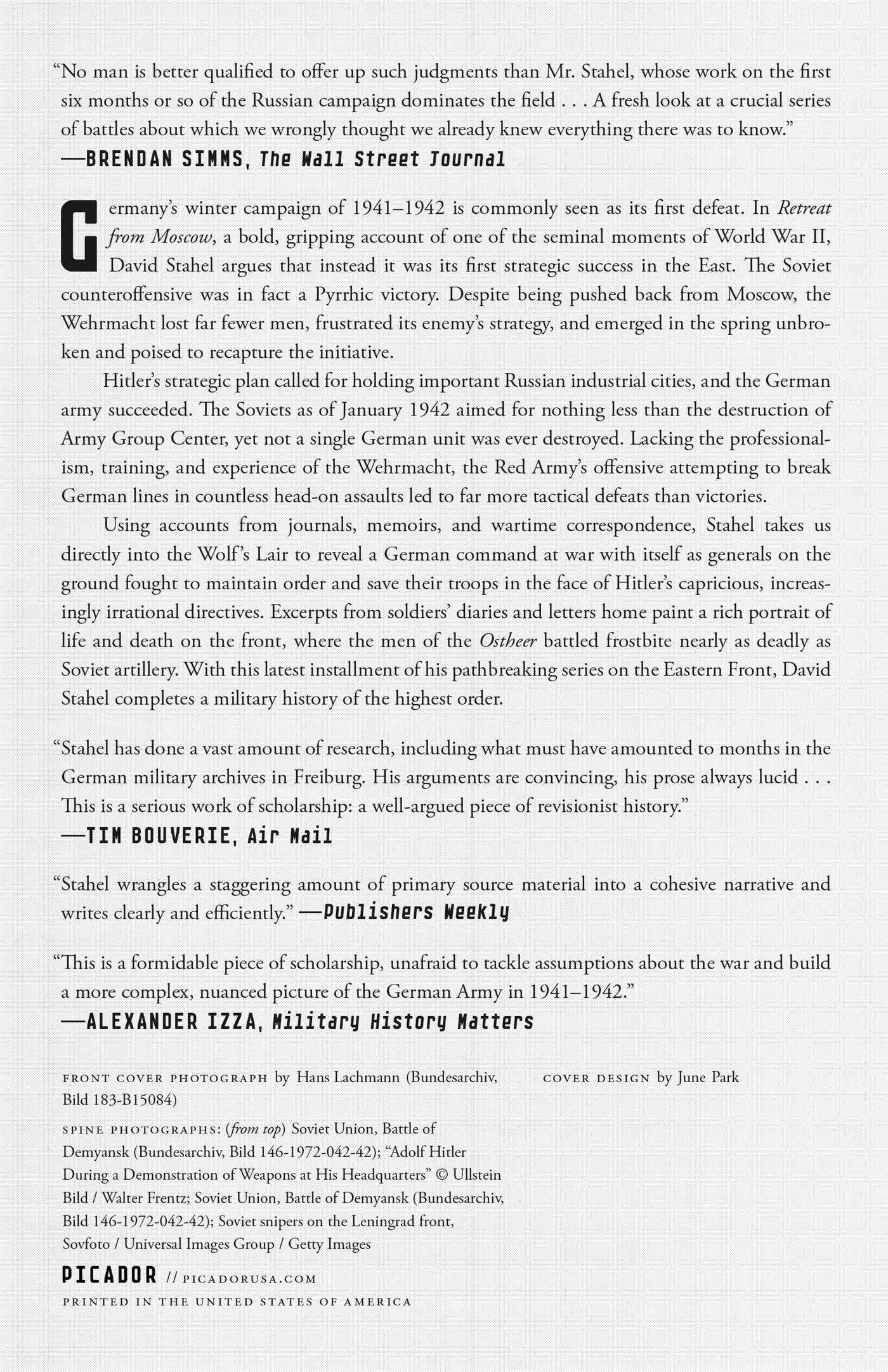 Rückseitencover Retreat from Moscow