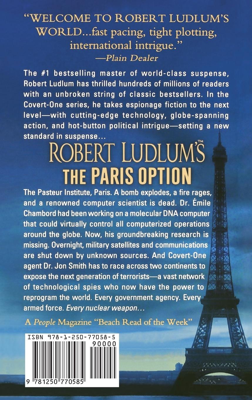 Rückseitencover Robert Ludlum's The Paris Option