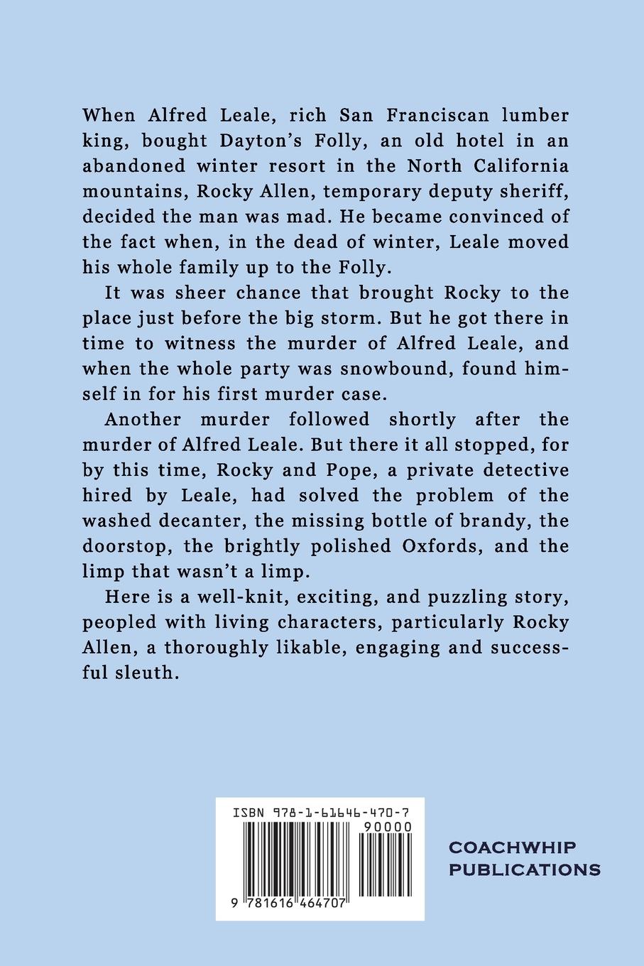 Rückseitencover Death at Dayton's Folly