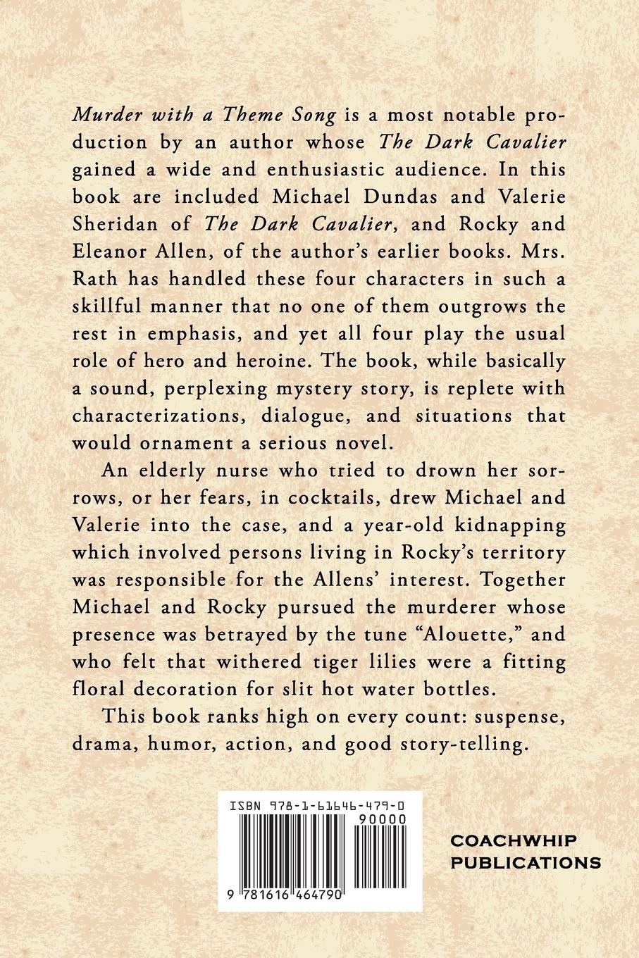 Rückseitencover Murder with a Theme Song