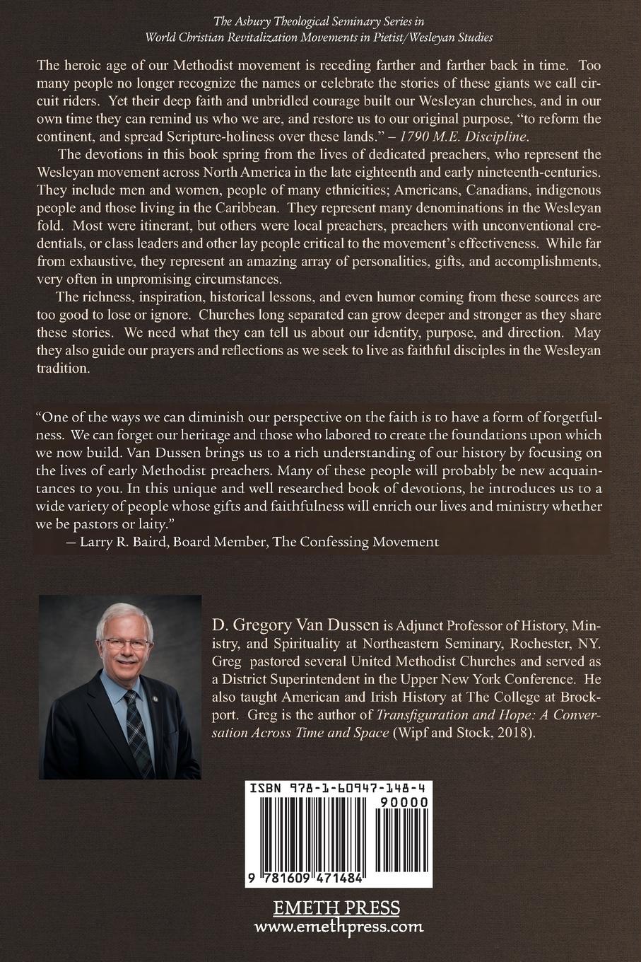 Rückseitencover Circuit Rider Devotions: Reflections from the Lives of Early Methodist Preachers in North America
