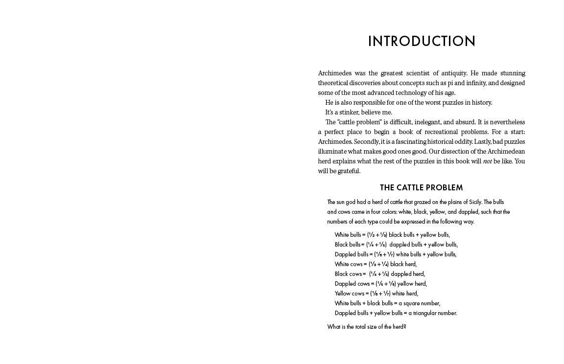 Beispielinhalt (Bild) Perilous Problems for Puzzle Lovers