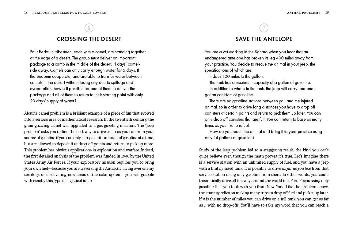 Beispielinhalt (Bild) Perilous Problems for Puzzle Lovers