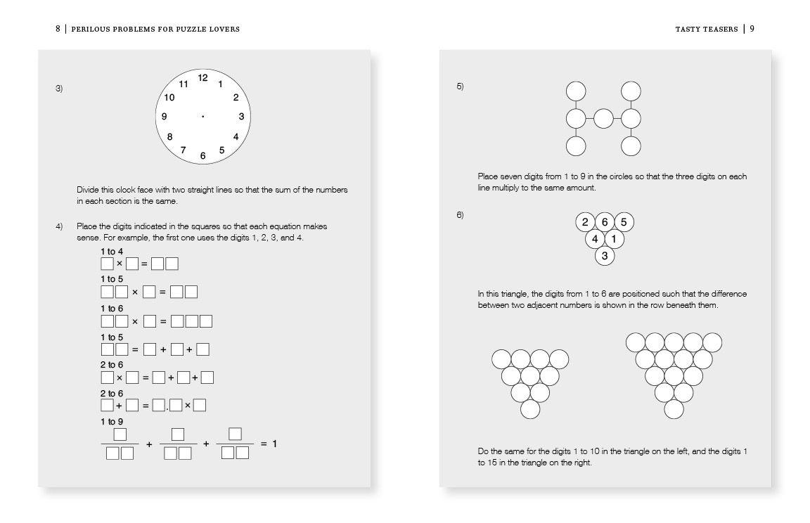 Beispielinhalt (Bild) Perilous Problems for Puzzle Lovers