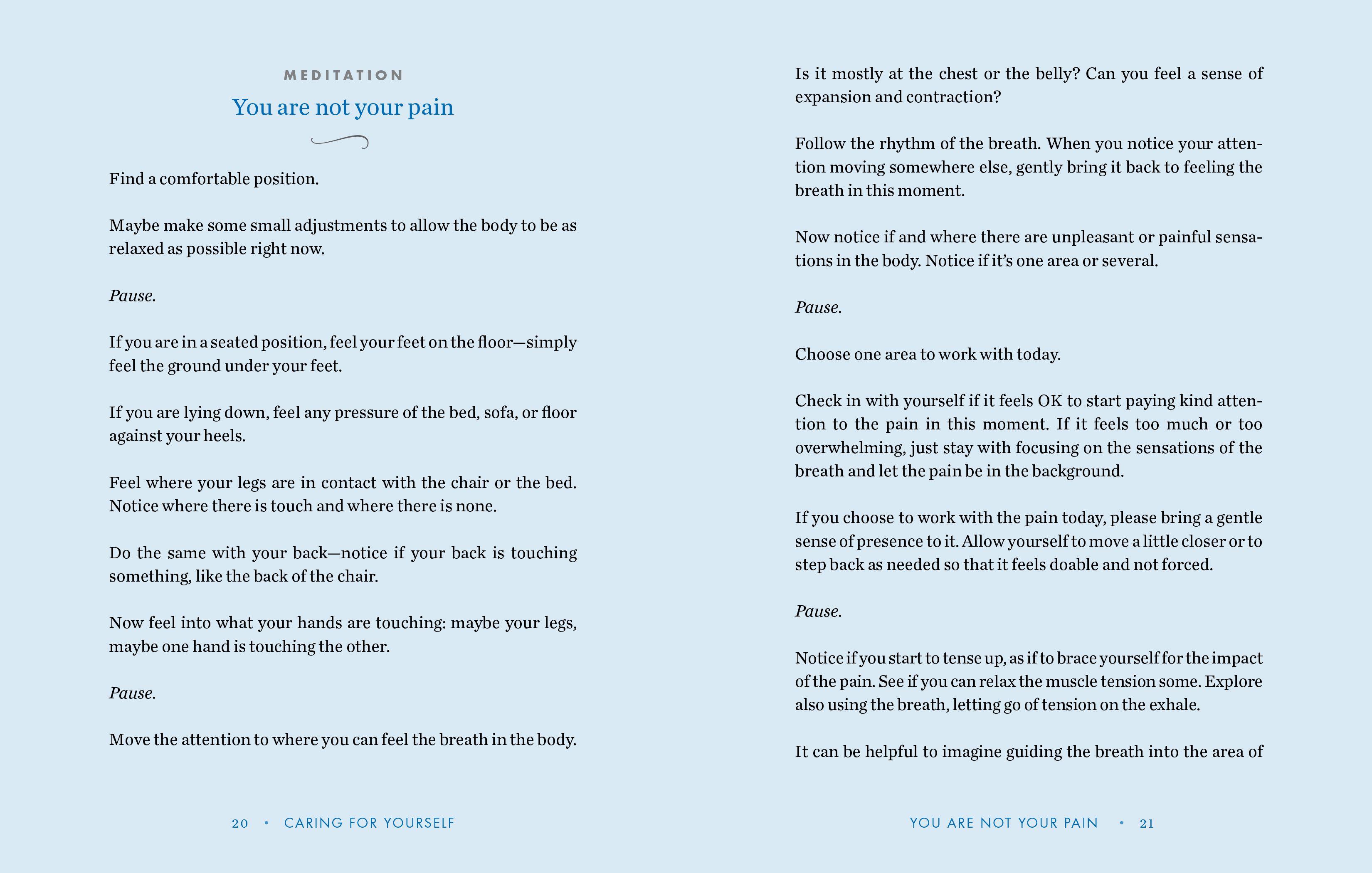 Beispielinhalt (Bild) Outsmart Your Pain