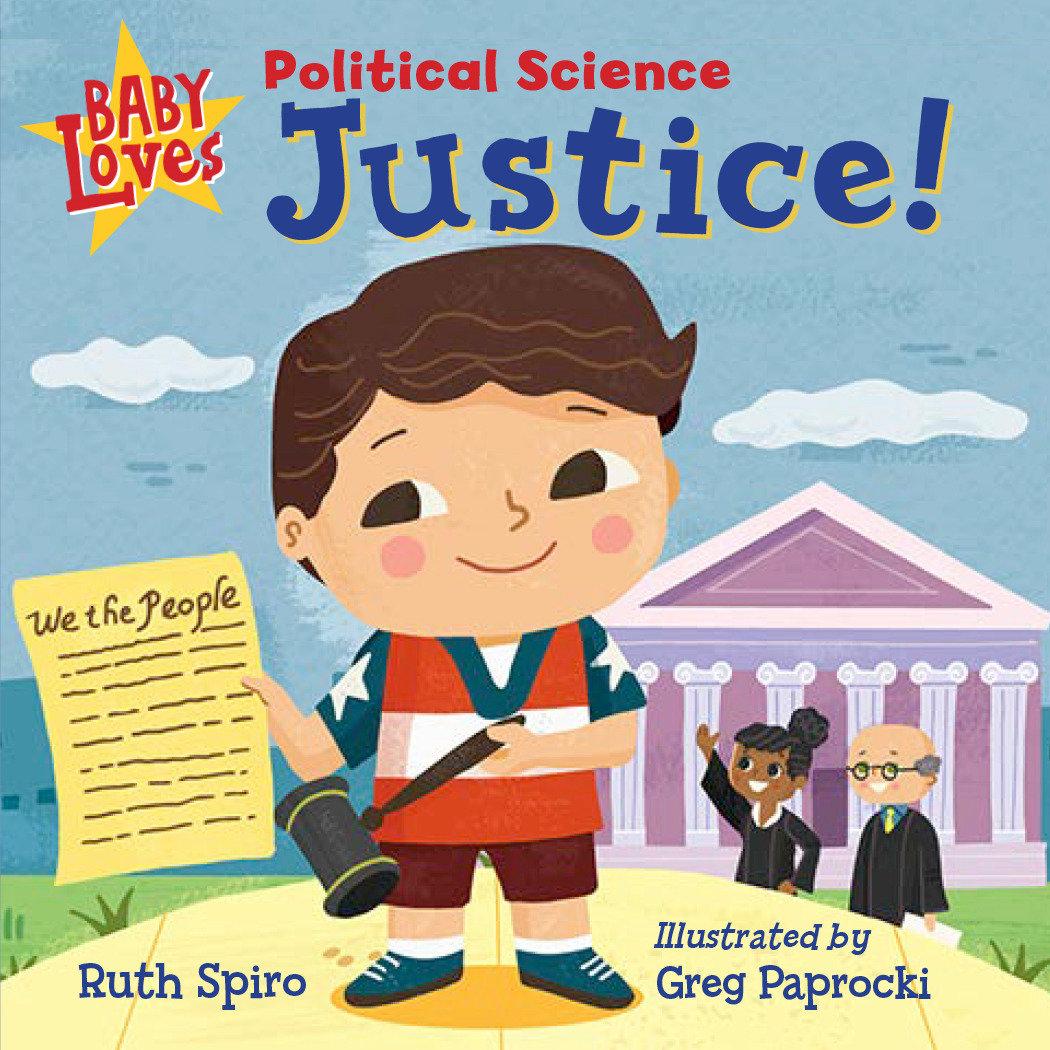 Vorderes Coverbild Baby Loves Political Science: Justice!