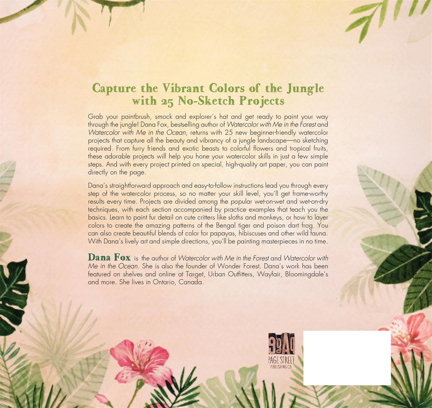 Rückseitencover Watercolor with Me in the Jungle