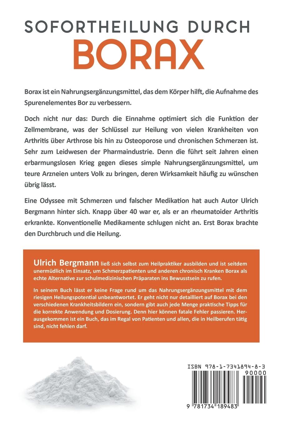 Rückseitencover Sofortheilung durch Borax