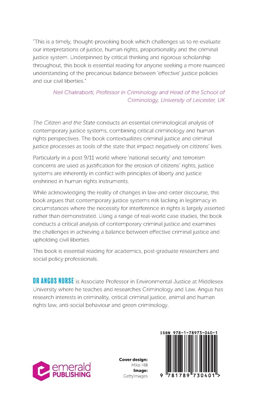 Rückseitencover The Citizen and the State