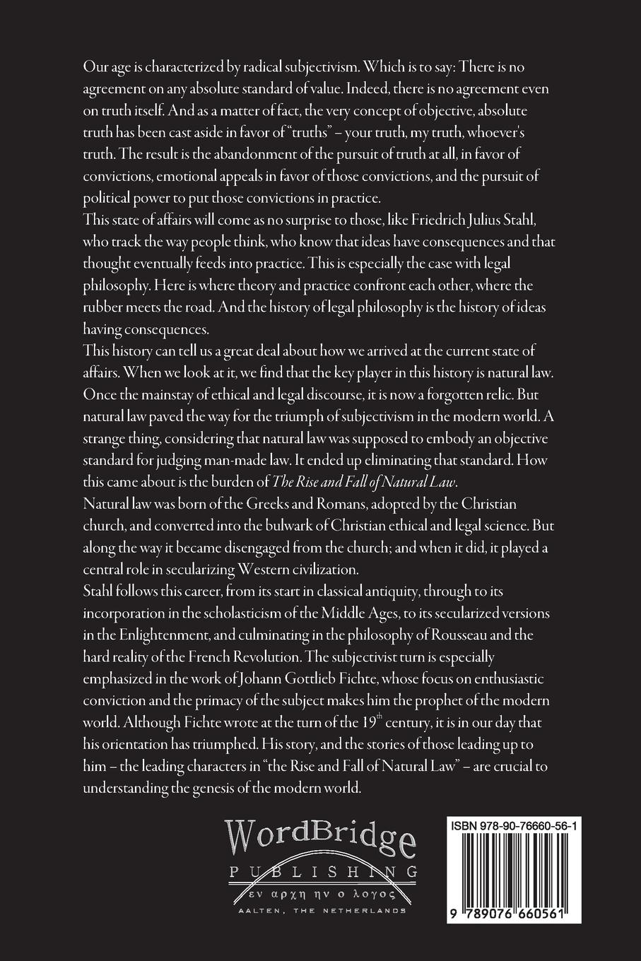 Rückseitencover The Rise and Fall of Natural Law