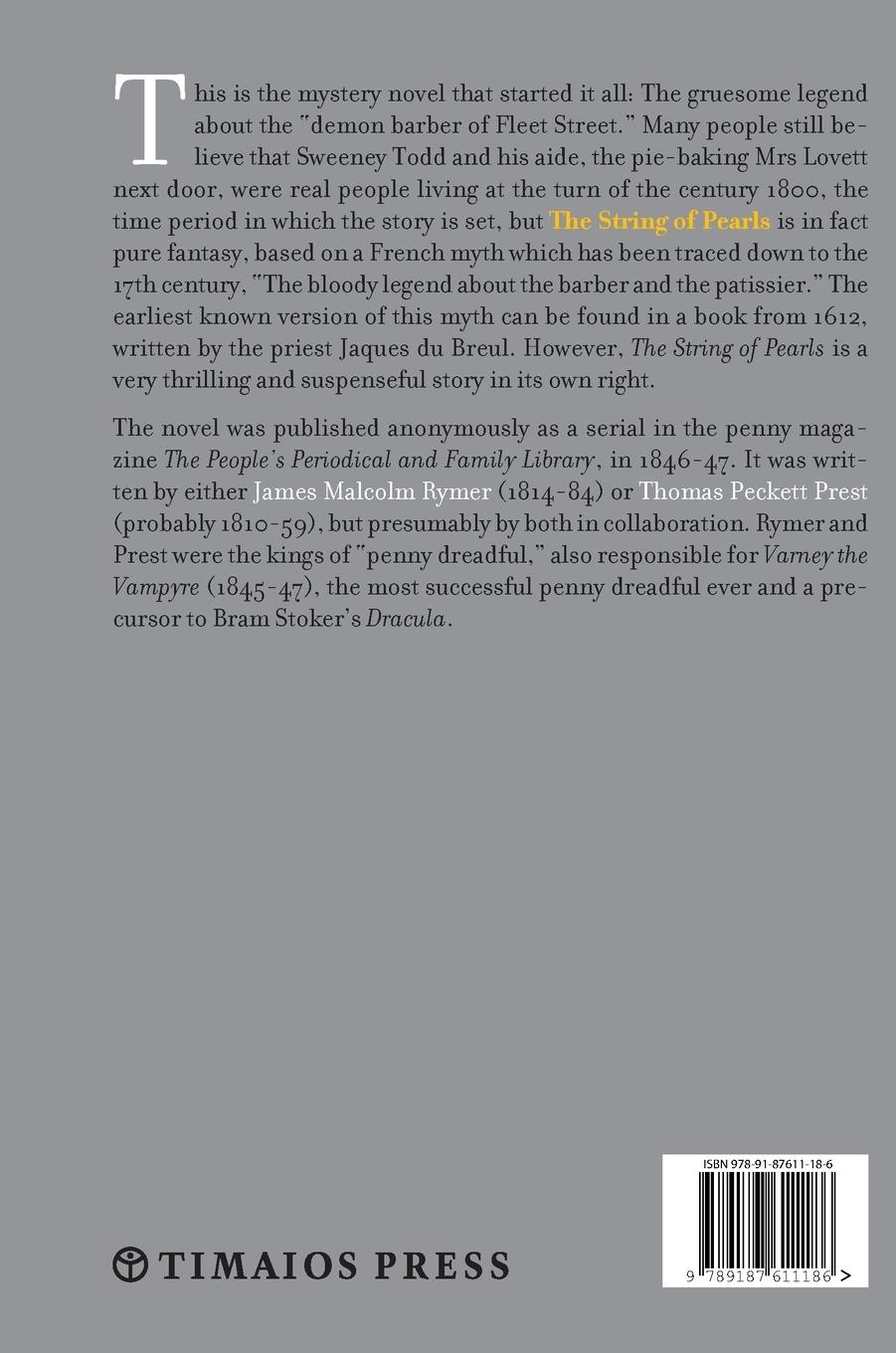 Rückseitencover The String of Pearls