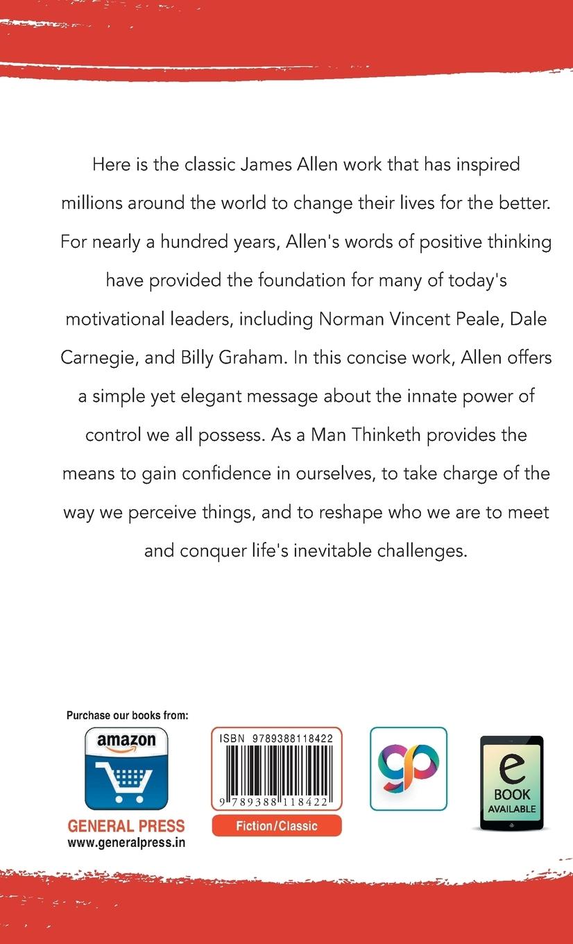 Rückseitencover As a Man Thinketh