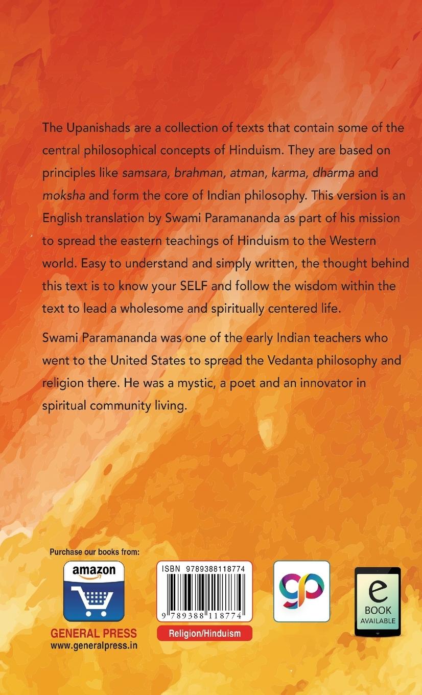 Rückseitencover The Upanishads