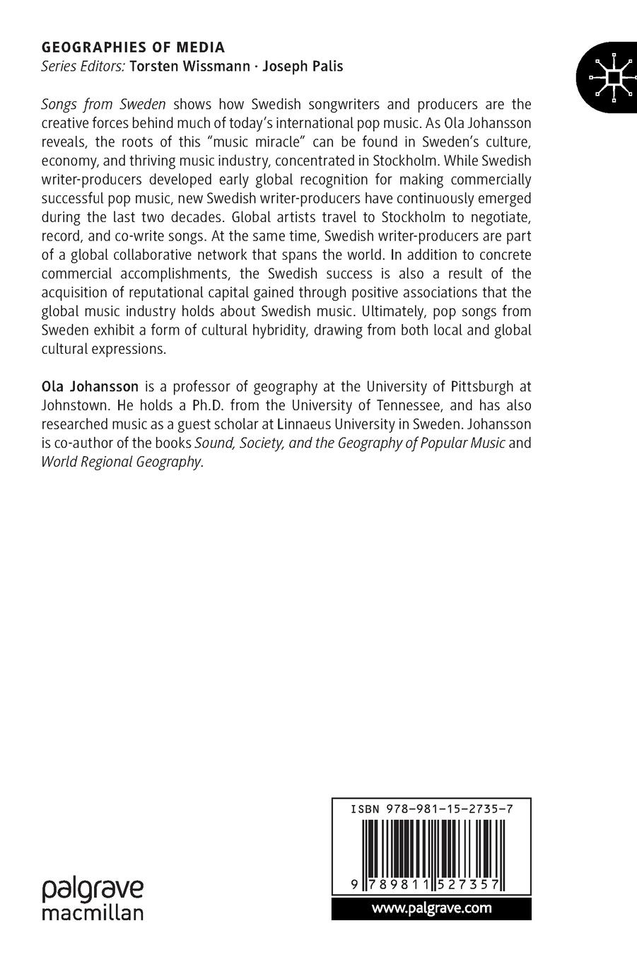 Rückseitencover Songs from Sweden