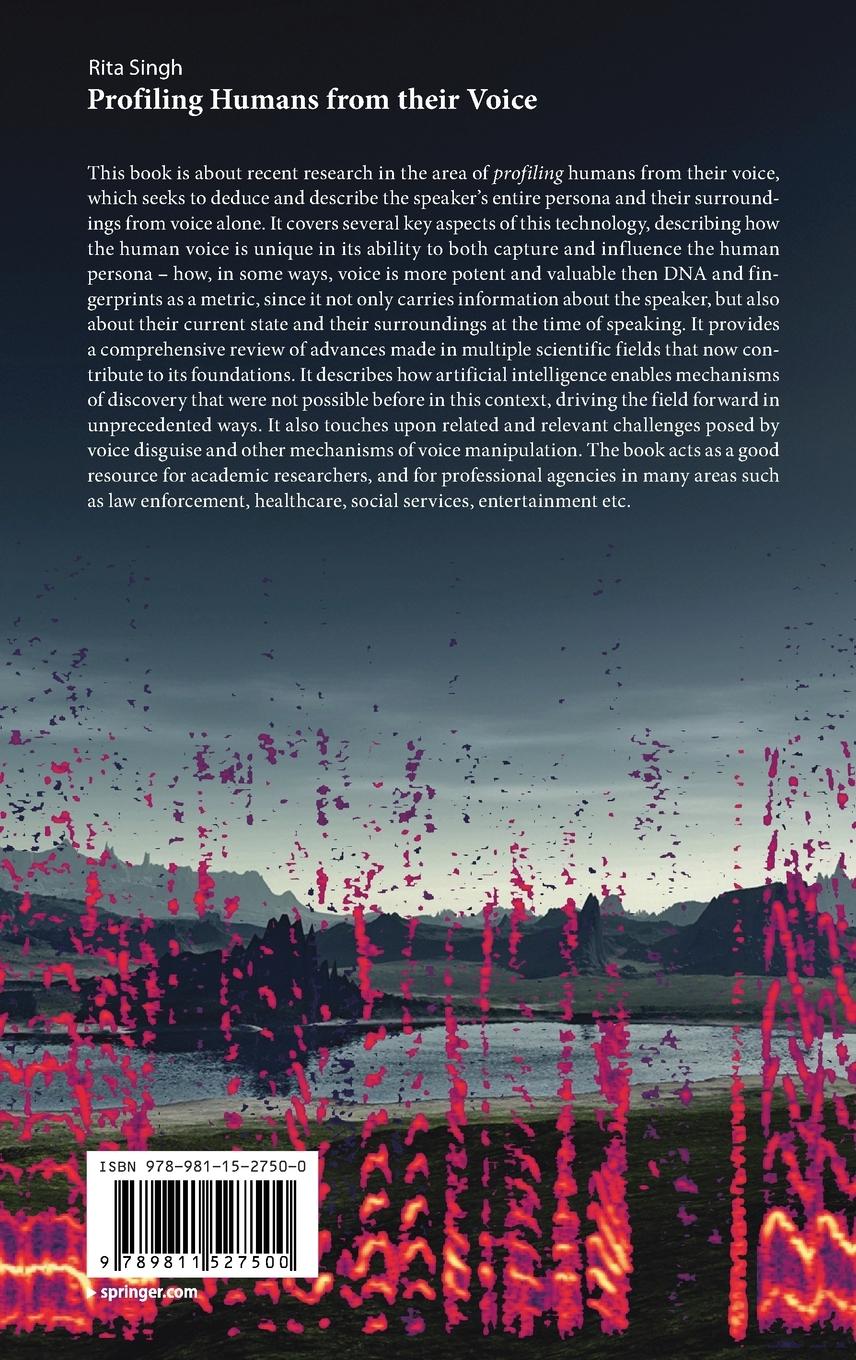 Rückseitencover Profiling Humans from their Voice