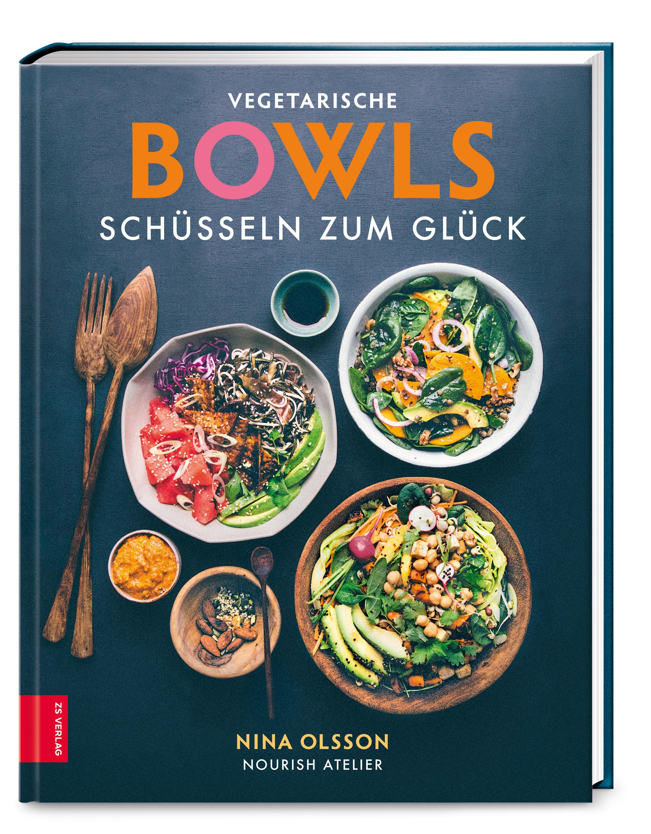 Vorderes Coverbild Vegetarische Bowls - Schüsseln zum Glück