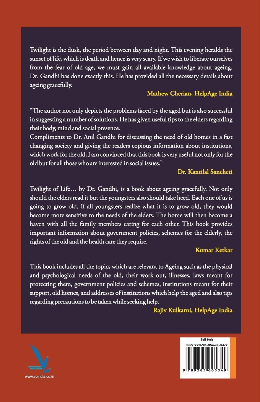 Rückseitencover Twilight of Life - Helpful hints for ageing Gracefully