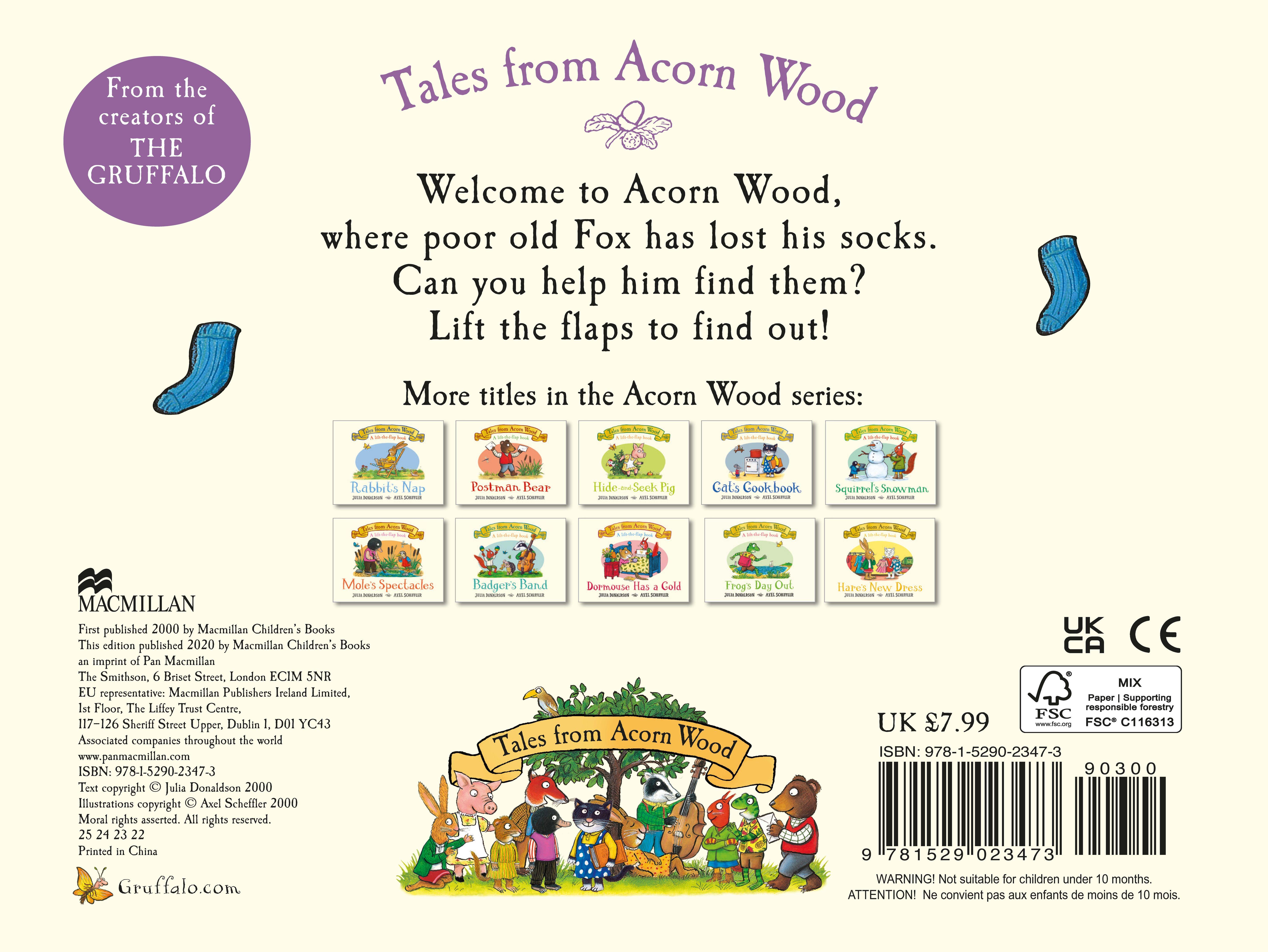 Beispielinhalt (Bild) Tales from Acorn Wood: Fox's Socks