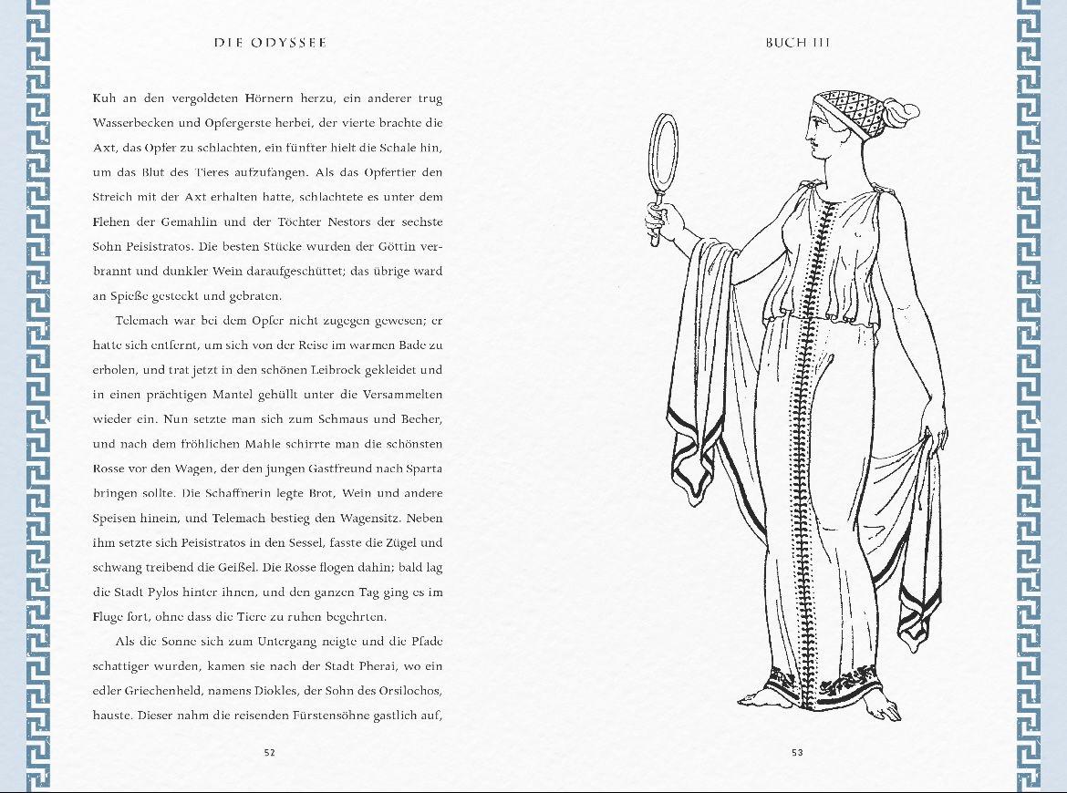 Beispielinhalt (Bild) DIE ODYSSEE ILLUSTRIERTE AUSGABE