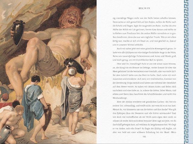Beispielinhalt (Bild) DIE ODYSSEE ILLUSTRIERTE AUSGABE