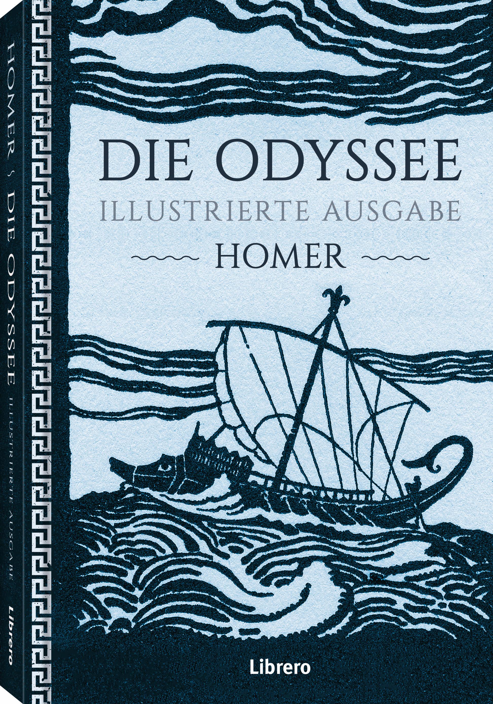 Vorderes Coverbild DIE ODYSSEE ILLUSTRIERTE AUSGABE