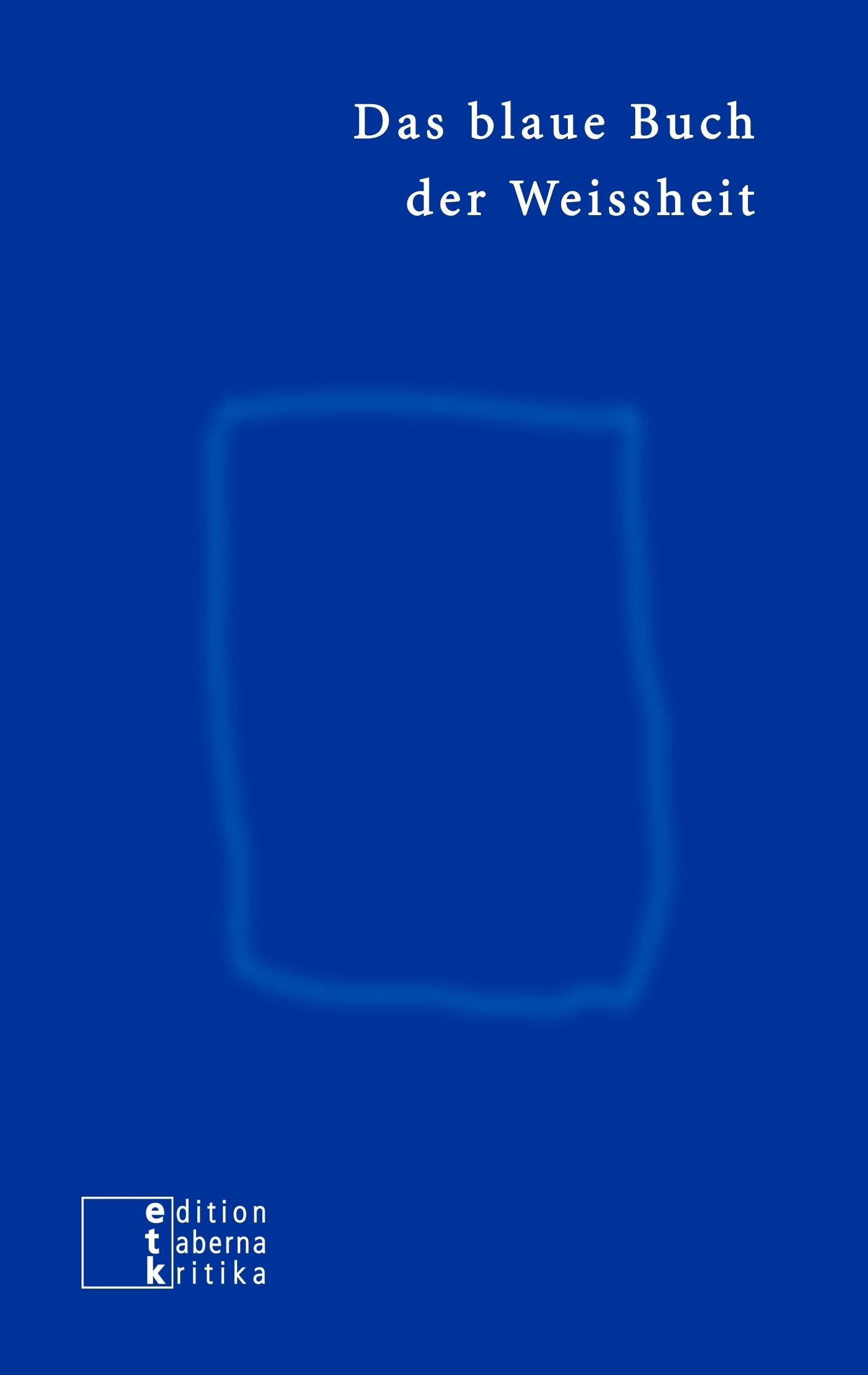 Vorderes Coverbild Das blaue Buch der Weissheit