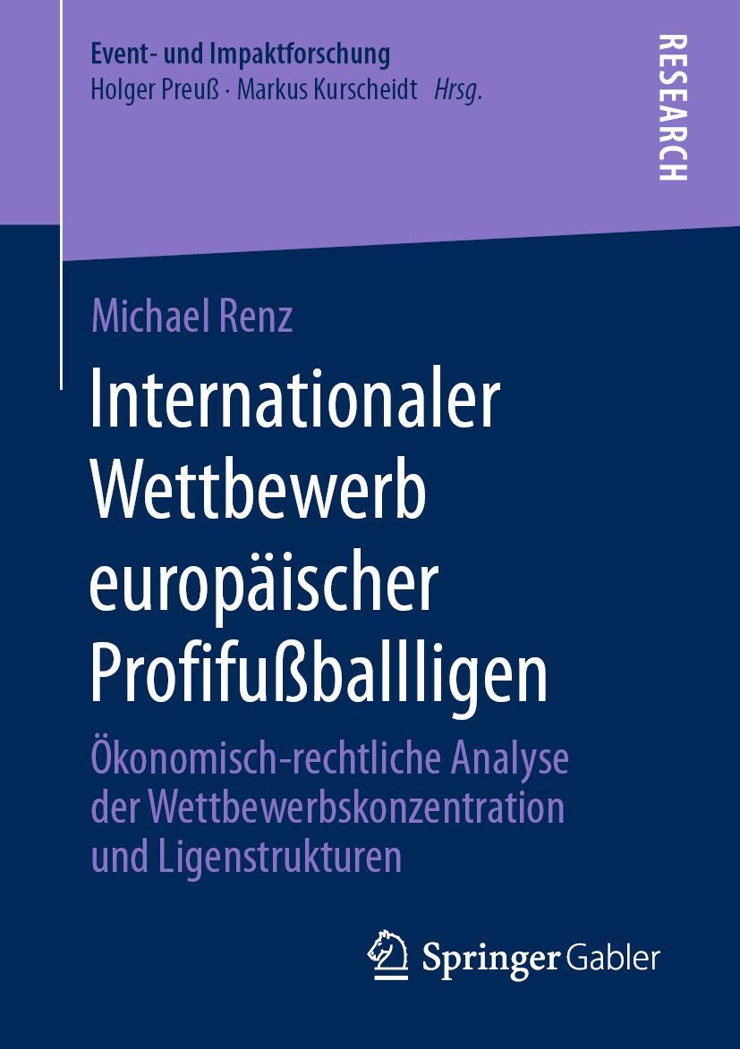 Vorderes Coverbild Internationaler Wettbewerb europäischer Profifußballligen