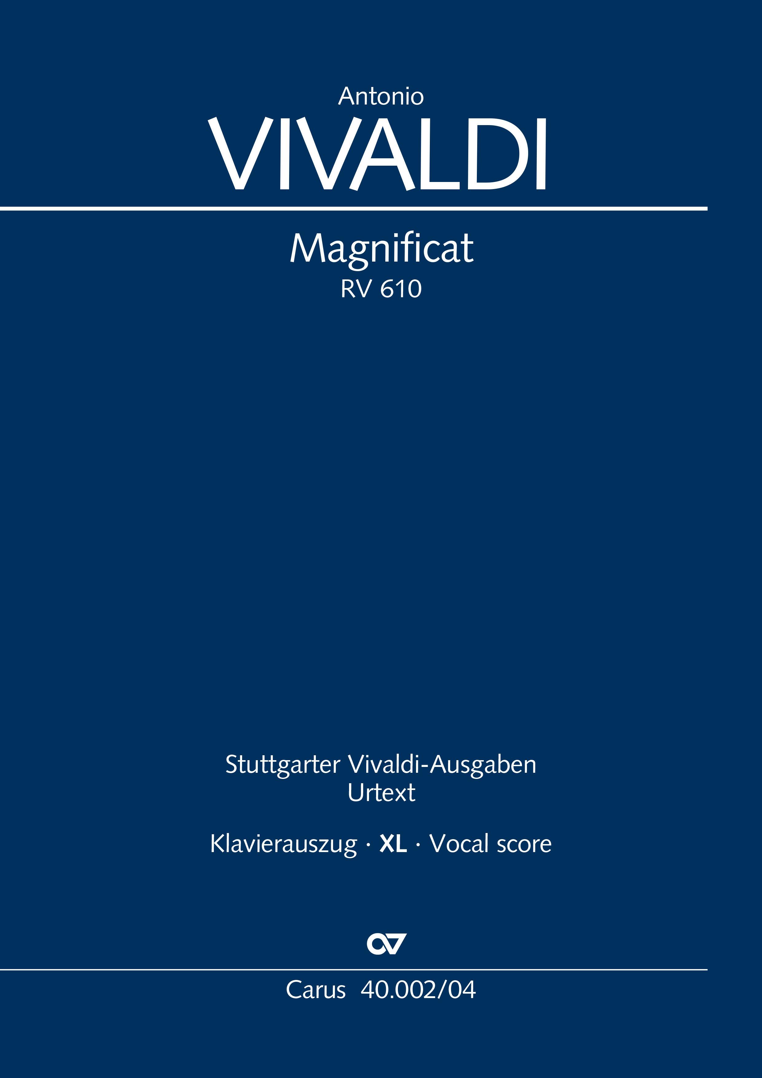 Vorderes Coverbild Magnificat (Klavierauszug XL)