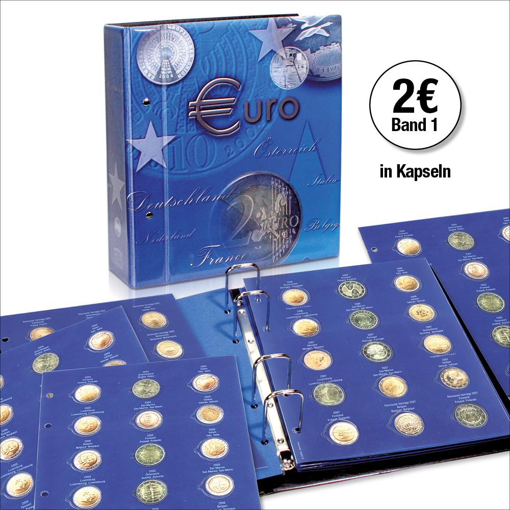 Vorderes Coverbild 2 Euro Münzen 2004-2012 in Kapseln TOPset