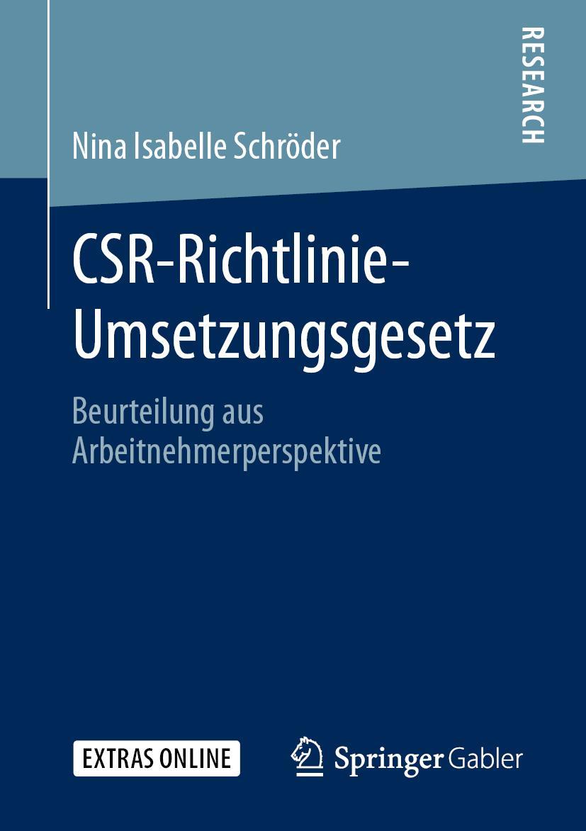 Vorderes Coverbild CSR-Richtlinie-Umsetzungsgesetz